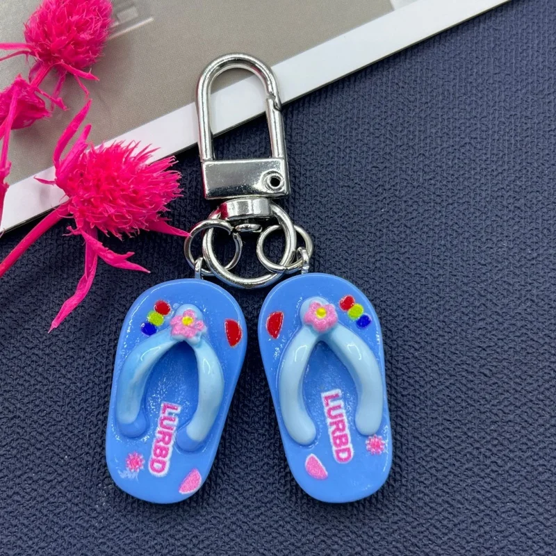 Flip-Flop Schlüsselanhänger Strand Flip Flop Schlüsselanhänger Anhänger Strandgeschenke – Detail 4