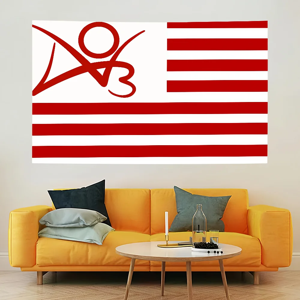A-Ao3 Flagge, langlebige Outdoor- und Indoor-Dekoration für Terrasse und Festlichkeiten, klassisches Design, Fahnenmast, Wandbanner für Zimmer. – Detail 5
