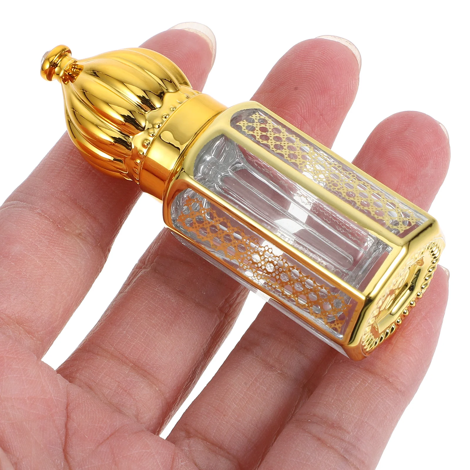 3 pz 6 ml Bottiglie di Olio Essenziale Vuote Riutilizzabili Contagocce Dispenser di Profumo Contenitori di Vetro Protettivi Uv Portatili per I Viaggi