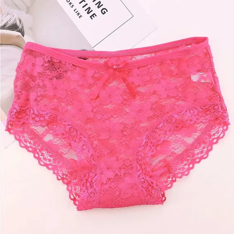 4pc/Lot Soft Briefs Lace Young Solid Color Summer Little Girl\'s Big Girl\'s Underwear Hipster 10-16Years