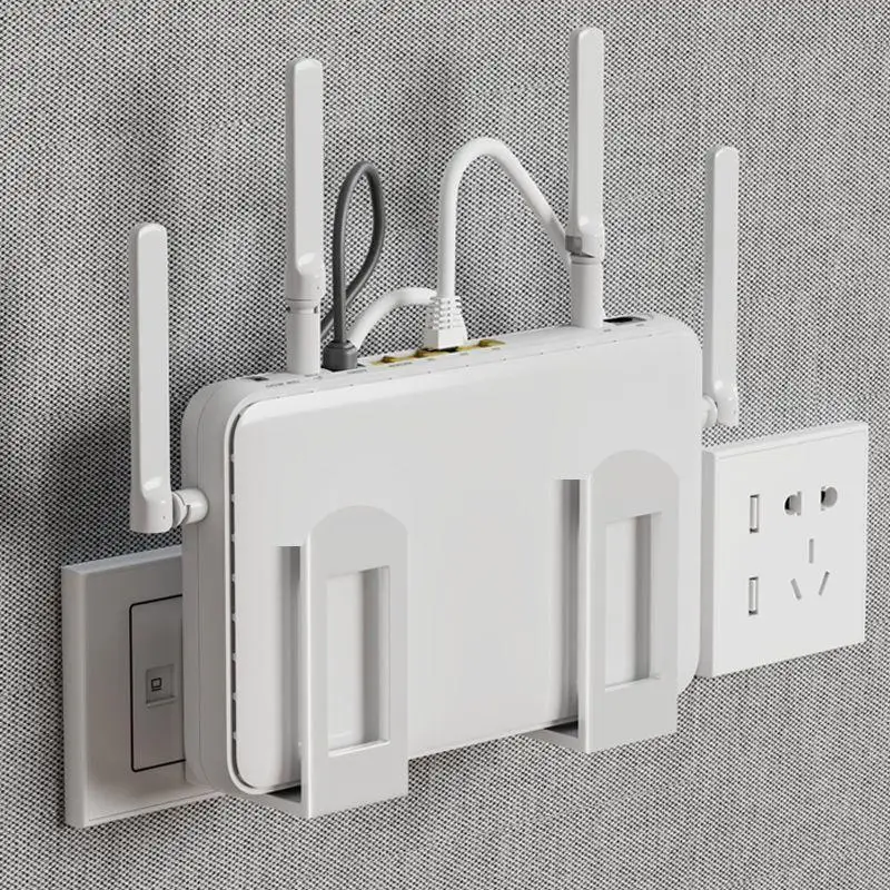 Router Storage Box Wall Artifact Set-top Box Wall-mounted Fixture Support Bracket Wifi Placement Rack