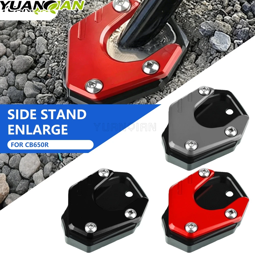 

For HONDA NX650 NX-650 Dominator All Years Motorcycle Side Stand Enlarge Pad Kickstand Extension Support Plate 2022 2023 2024 NX