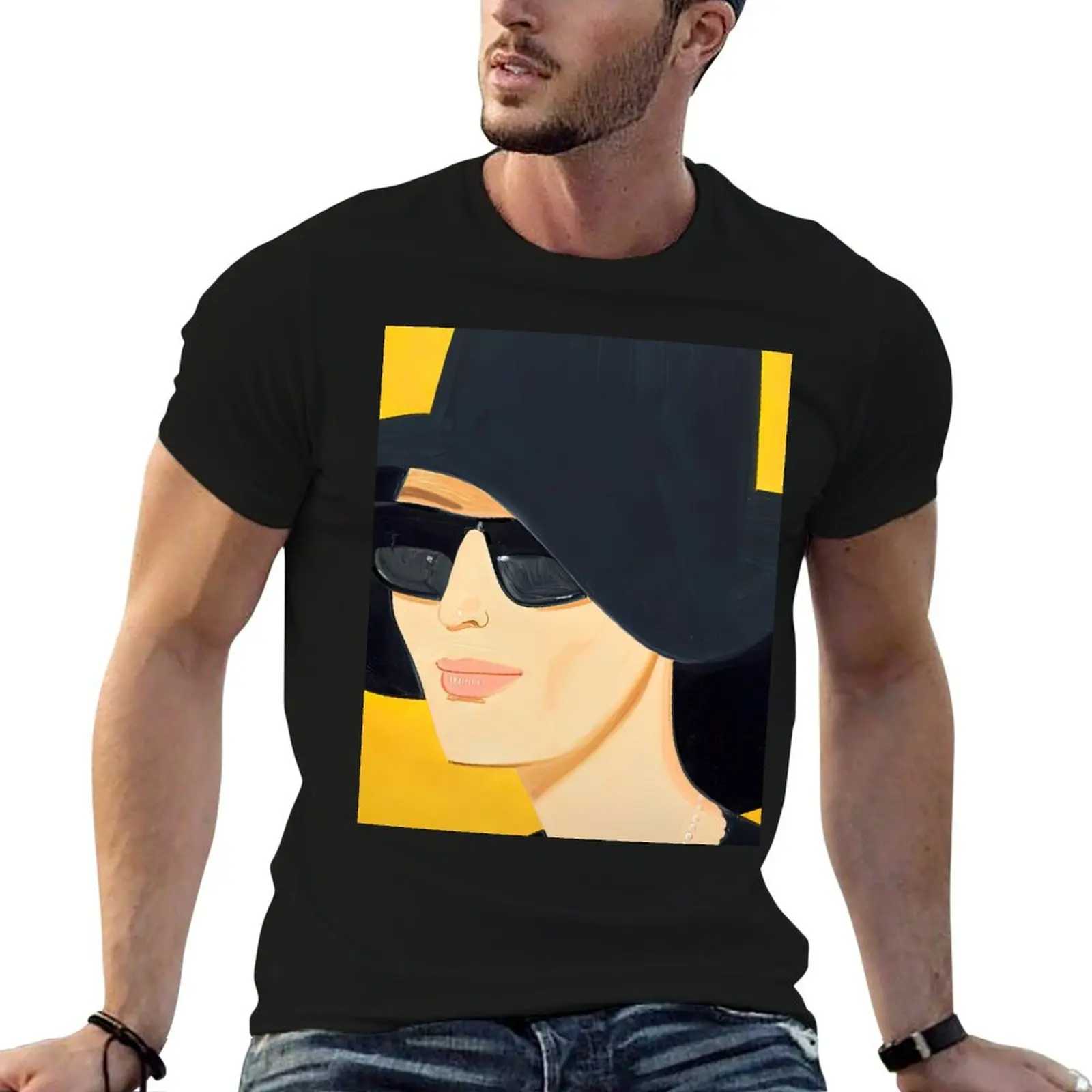 Women and Black Hat T-Shirt blanks graphics workout shirts for men