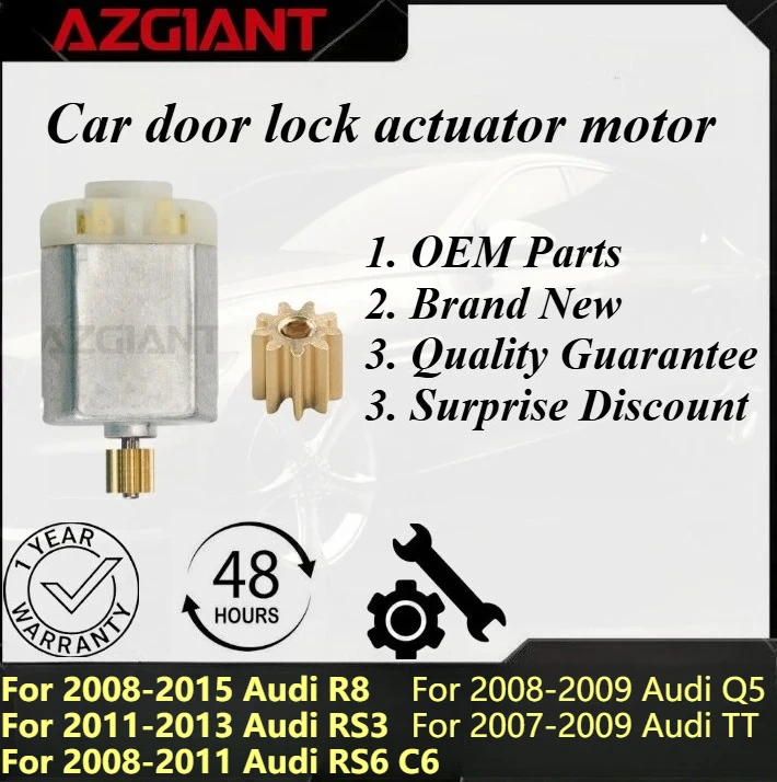 

For Audi A8 D3 2004-2010/R8 2008-2015/RS3 2011-2013/RS6 C6 2008-2011 Car door lock actuator motor High-quality replacement parts