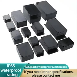 Black and White Box Outdoor Waterproof Case Plastic Box Electronic Project Case Instrument Waterproof Junction Box Housing