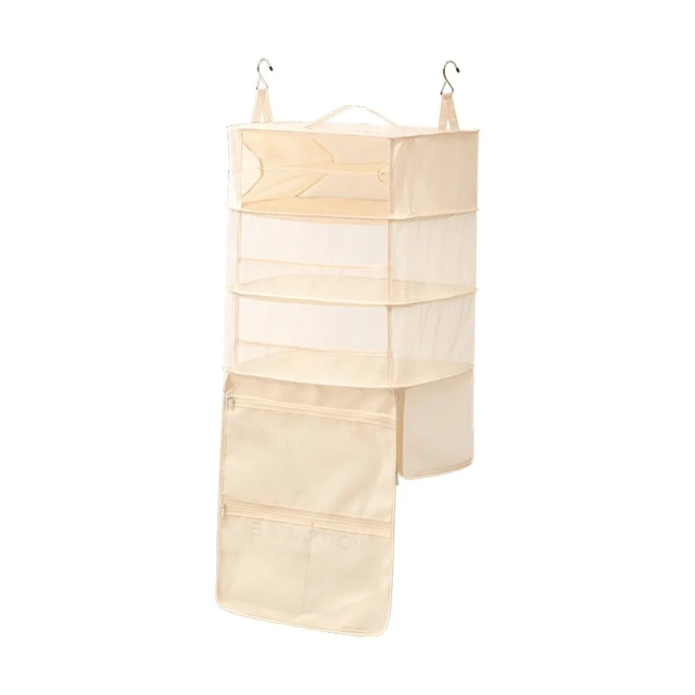 New 5-in-1 Clothes Sorting Pouch Foldable Multi-layer Packing Cube Storage Bag Hanging Hook Hanging Travel Organizer For Travel