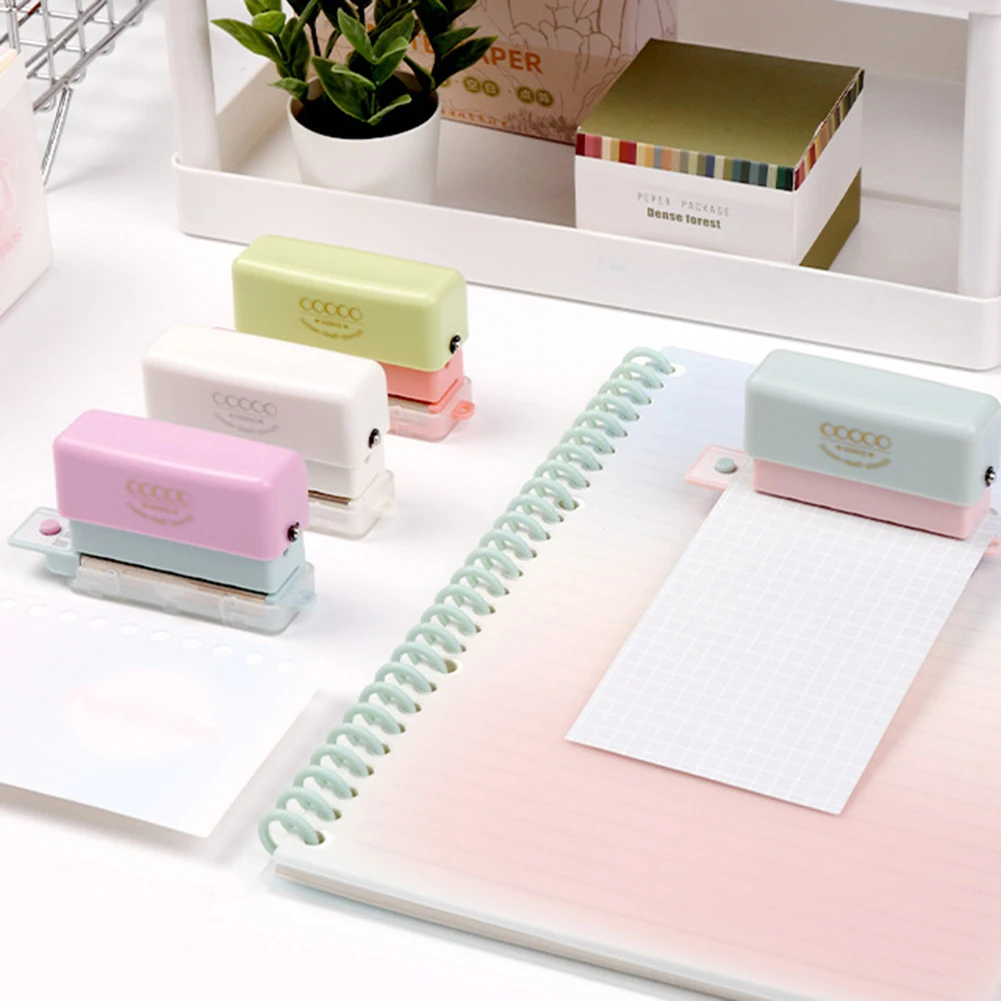 

Handheld Mini Puncher A4/30 Holes A5/20 Holes B5/26 Holes Paper Punches For Paper Crafts