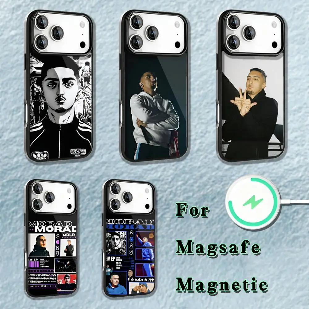 

M-Morat Band Phone Case For iPhone 17,16,15,14,13,12,11,Pro,Max,Plus,Mini,SE4,E Magnetic Magsafe Wireless Charging