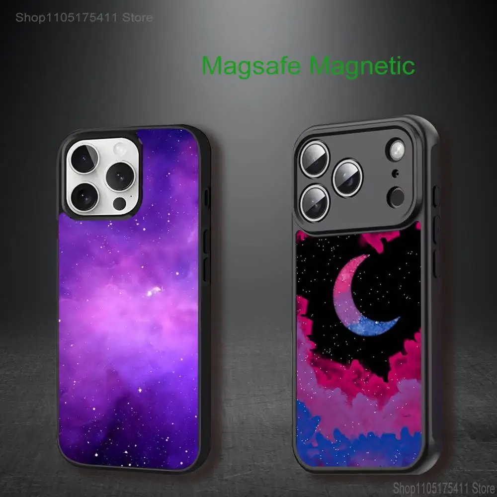 

Love Art Bisexual F-Flag For iPhone 11,12,13,14,15,16,17,Pro,Max,Plus,Mini,SE4,E Phone Case Magnetic Magsafe Wireless Charging