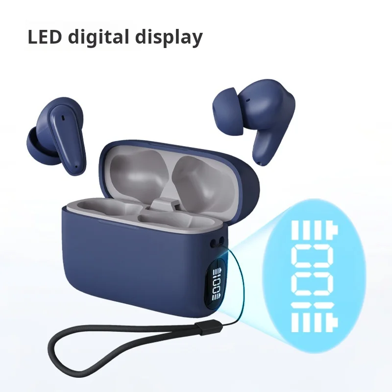 

KM01 ENC Noise Reduction Al Display Bluetooth Earphones Stereo Earphones Sports Earphones Wreless Earphones With Microphone