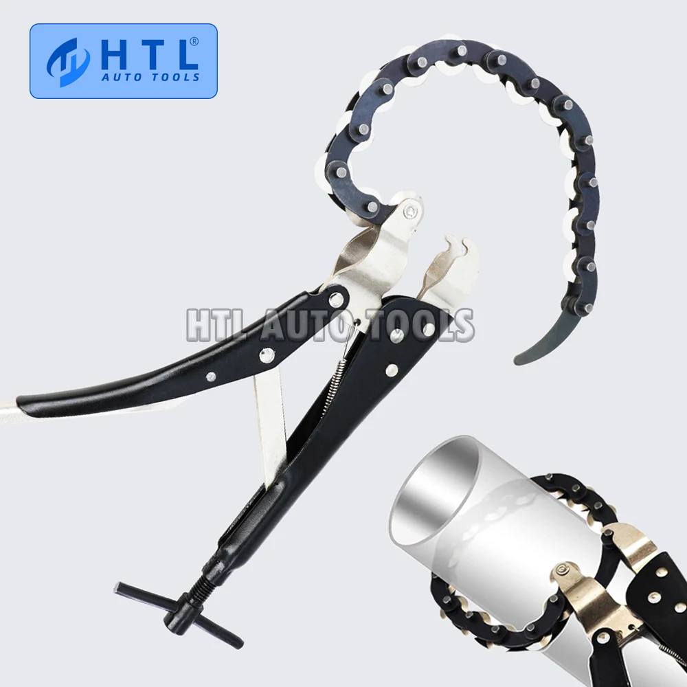 

Exhaust Tube Chain Cutter, 0.6" to 3.3" Tailpipe Cutter, Tube Cutting Pliers for Cutting Exhaust Pipe Copper Pipes