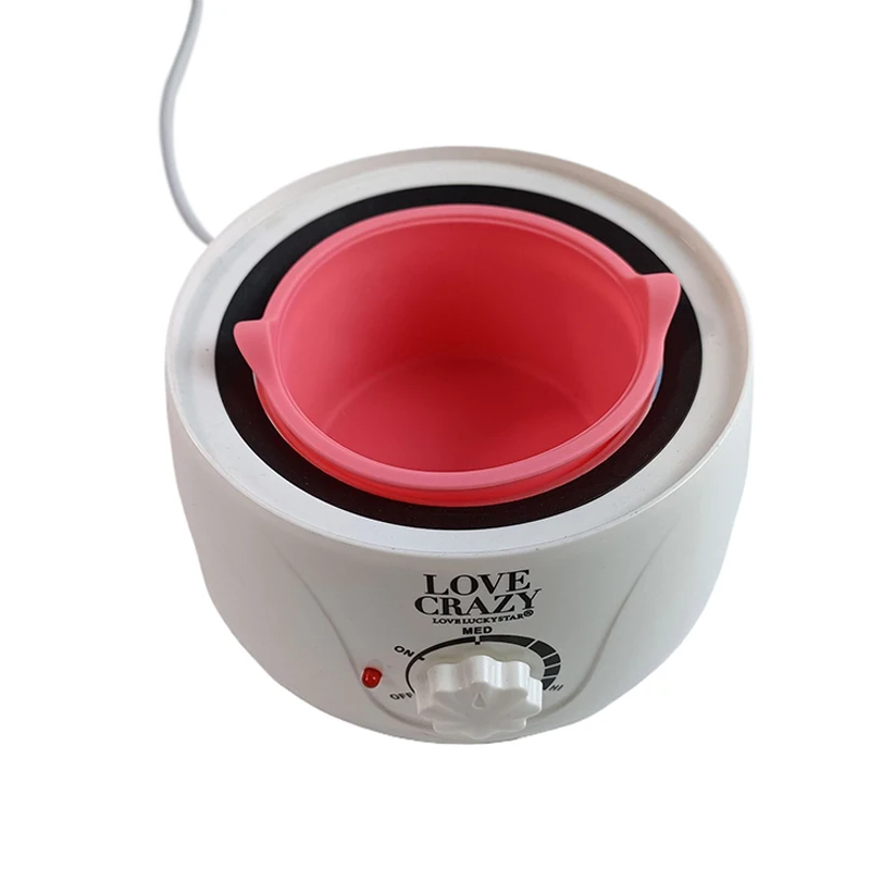 400 مللي الشمع دفئا مقاومة للحرارة استبدال سيليكون السلطانيات إزالة الشعر الشمع غير عصا عموم سهلة لتنظيف إزالة الشعر الجمال أداة