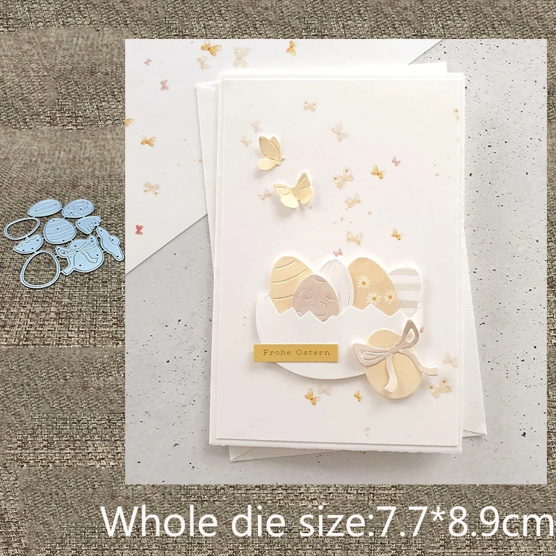 

New Design Craft Metal stencil mold Cutting Die easter eggs decoration scrapbook die cut Album Paper Card Craft Embossing
