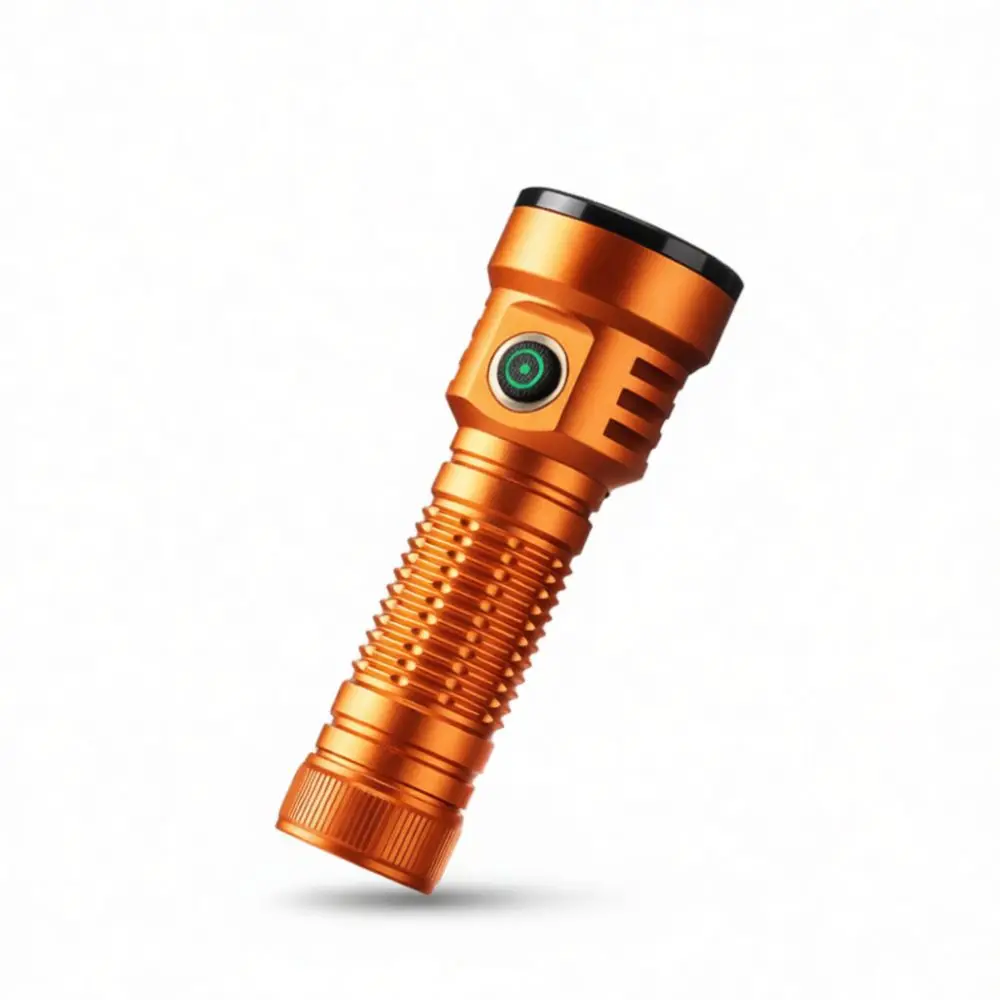 Professional 8 LED Flashlight High Brightness Torch For Camping Hiking Emergency Searchlight Durable Aluminum Alloy Light Device