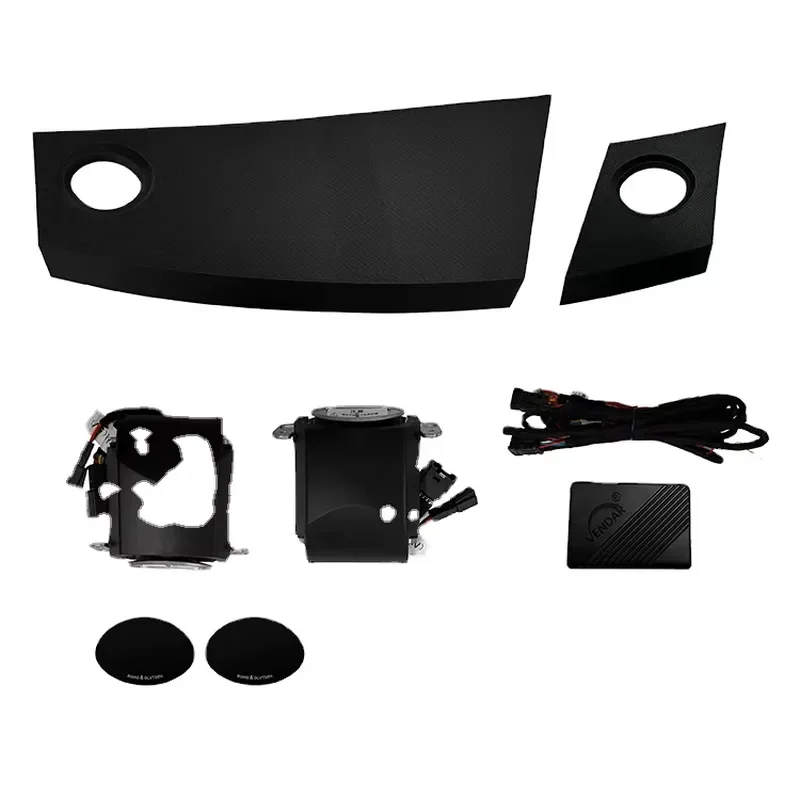 Treble Horn Refit Part Dashboard Interior Light with 32 Colors Car Lifting Tweeter Speaker for A6/A7 2019-2023