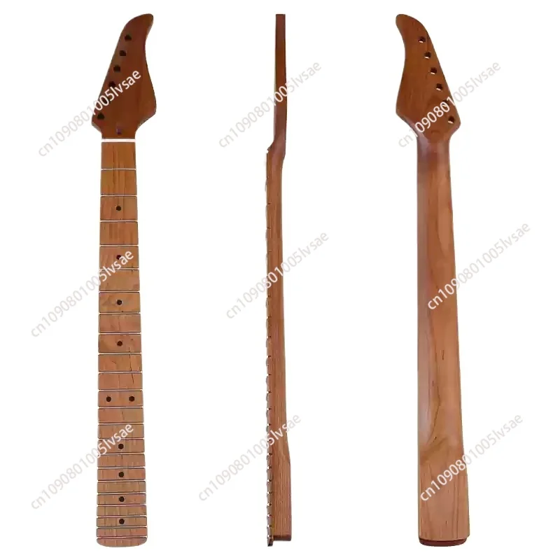 22 Grade Roasted Maple Handle Shu'er Neck Electric Guitar Accessories Cowbone Top Pillow Roasted Maple Matte Neck Accessories Mo