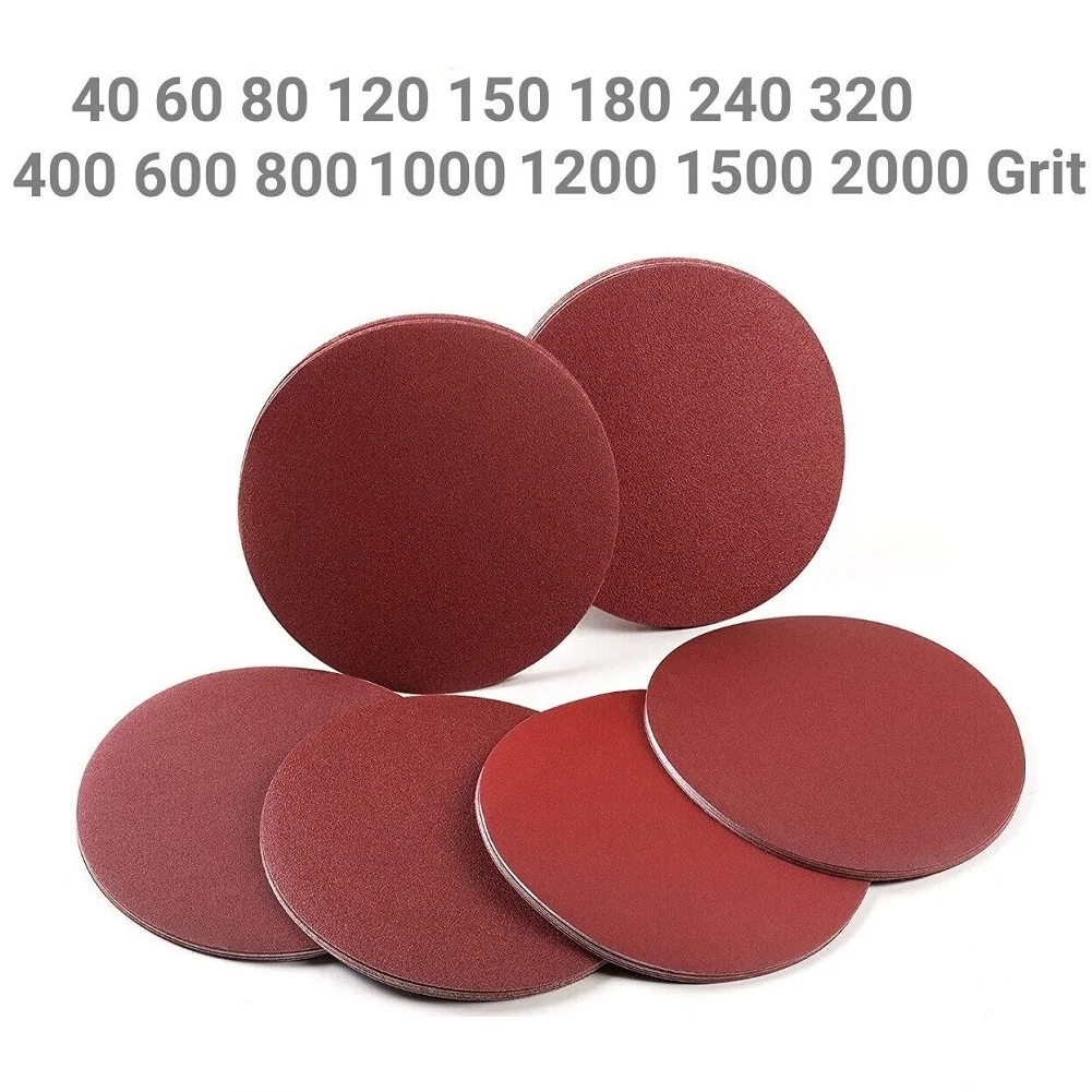 

20 Pcs Sandpaper 5inch 125mm Sanding Discs Hook And Loop 60-2000 Grit For Polishing Sanding Pads Power Tools Sander Parts