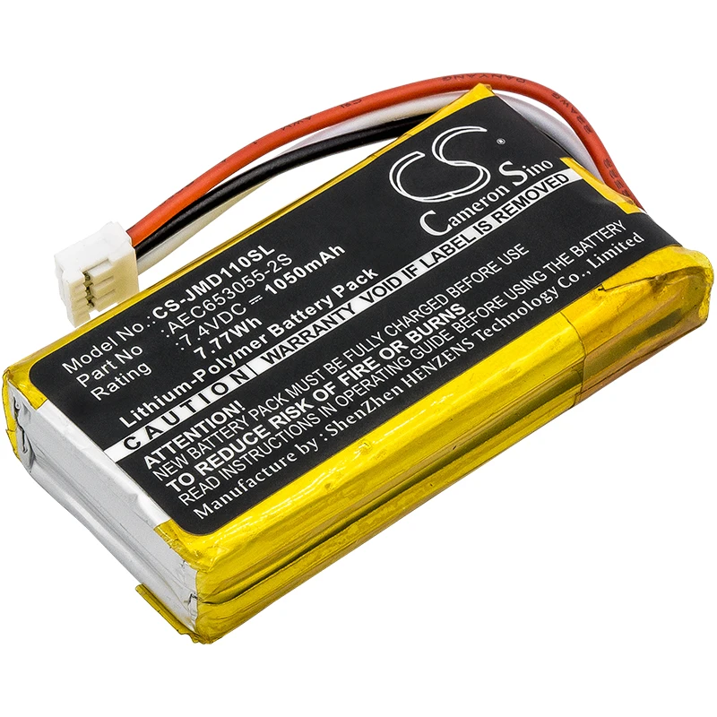 Cameron Sino 1050mAh Speaker Battery (CS-JMD110SL) for JBL Flip, Flip 1, Please Check The Place of Wires and Different Connector