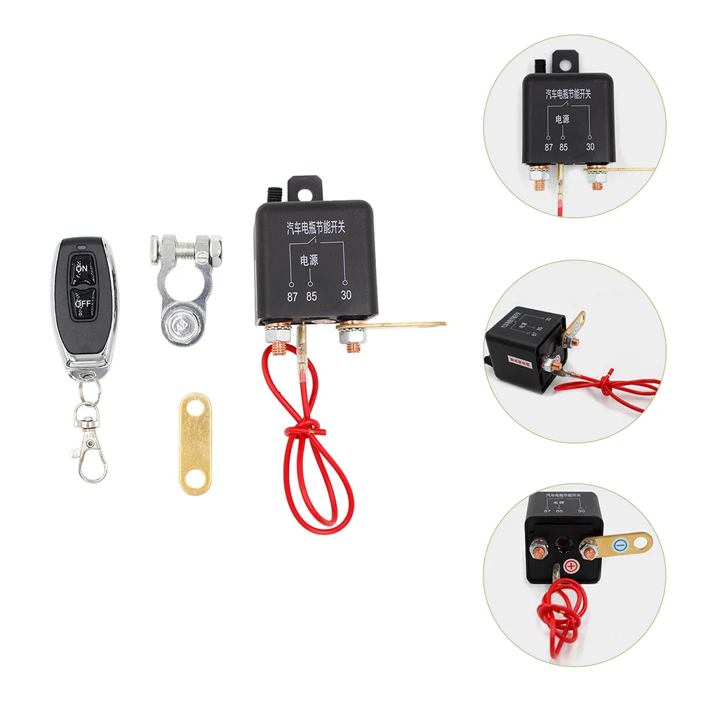 

Remote Switch for Car Trailer Control Disconnect Batteries Wireless Rubber Kill