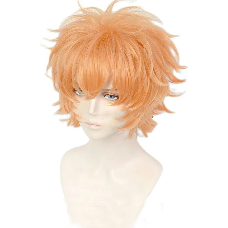 Tokyo Revengers Nahoya Kawata Cosplay Wig Souya Kawata Soya Anime Halloween Party Carnival Role Play Synthetic Hair + Wig Cap