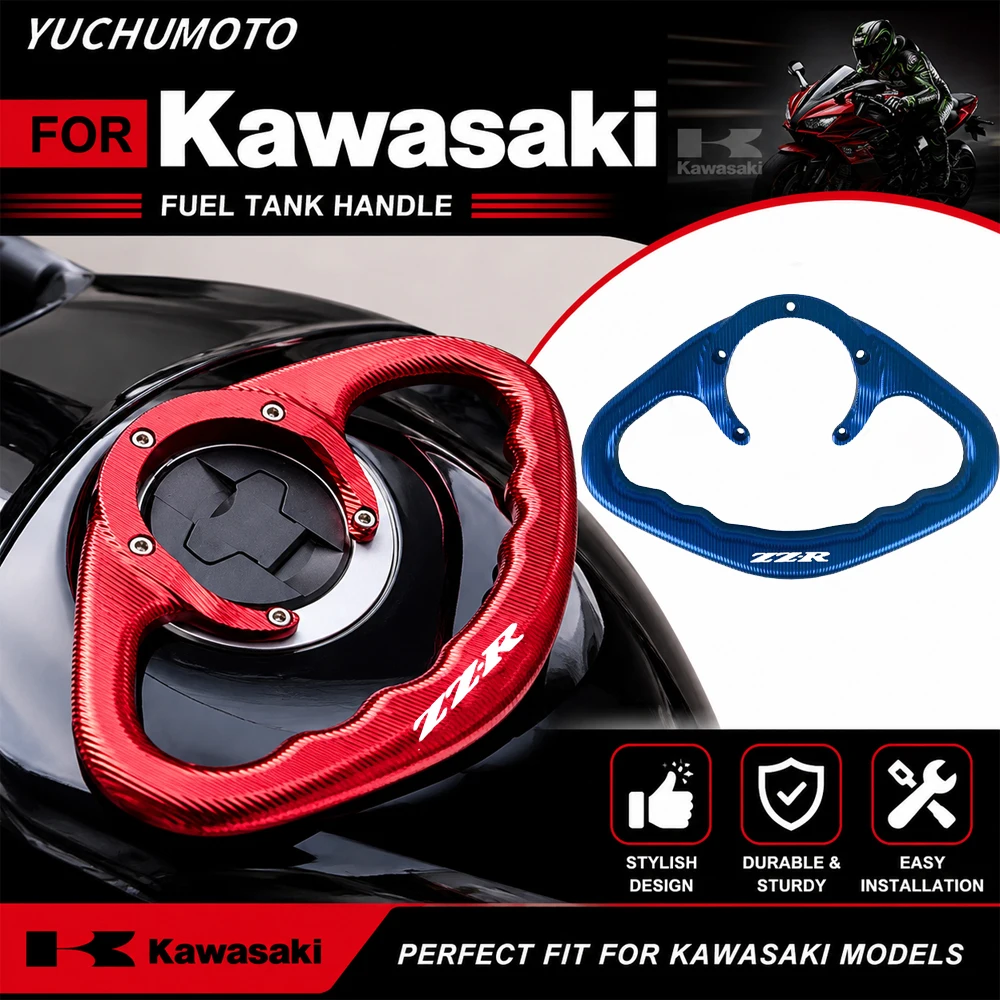 Fit For KAWASAKI ZZR600 ZZR1200 ZZR1400 ZZR 600 1200 1400 Motorcycle Passenger Handgrips Hand Grip Tank Grab Bar Handles Armres