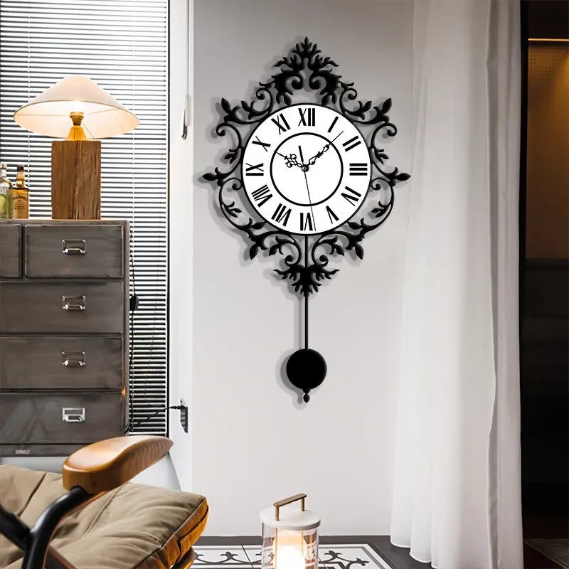 Creative Restaurant Wall Clocks Design Fashion Modern Bedrooms Luxury Clock Wall Living Room Reloj De Pared Room Decorations