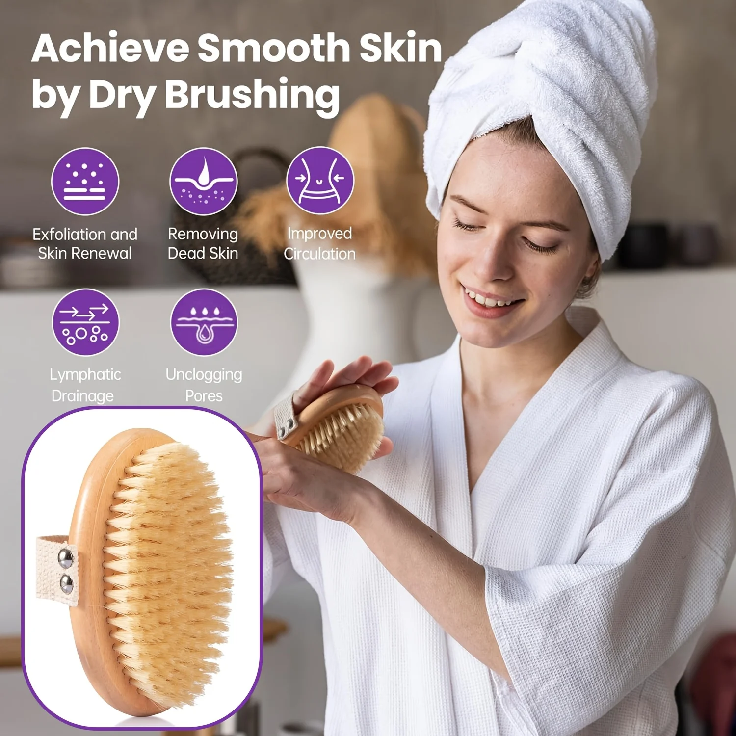 2Pcs Dry Brushing Body Brush a - Body Brush review and price