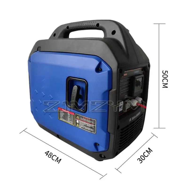 12V 3000W Silent Automatic Generator with Remote Control Start for DC Cargo Vehicle Parking Air Conditioner Household