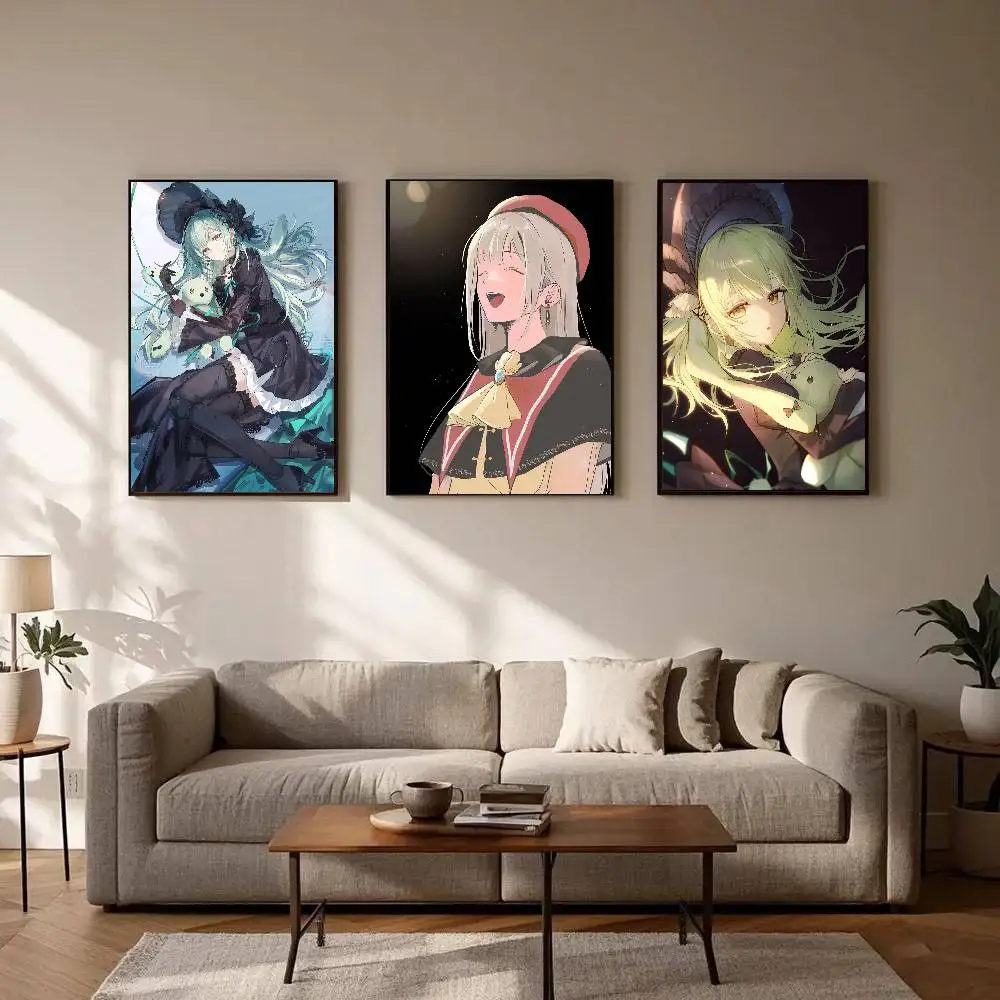 Wakaba Mutsumi BanG Dream Anime Posters Living Room Bar Cafe Quality Canvas Vintage Style Comics Painting Art Home Wall Decor P