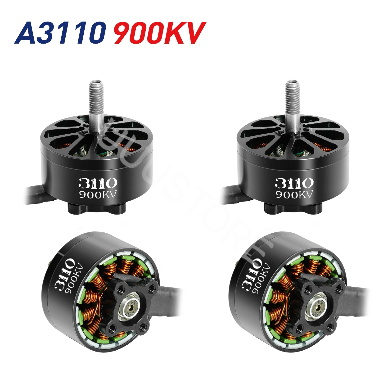 

Flashhobby A3110 3110 900KV Brushless Motor 6S LIPO for FPV Freestyle 9inch 10inch Long Range Cinelifter Drone RC Model