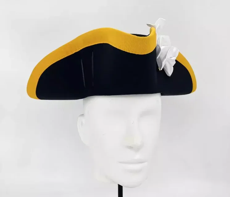 The French Triangle Hat Is A Replica Of Infantry Triangle Hat Of Kingdom of France in the 18th Century