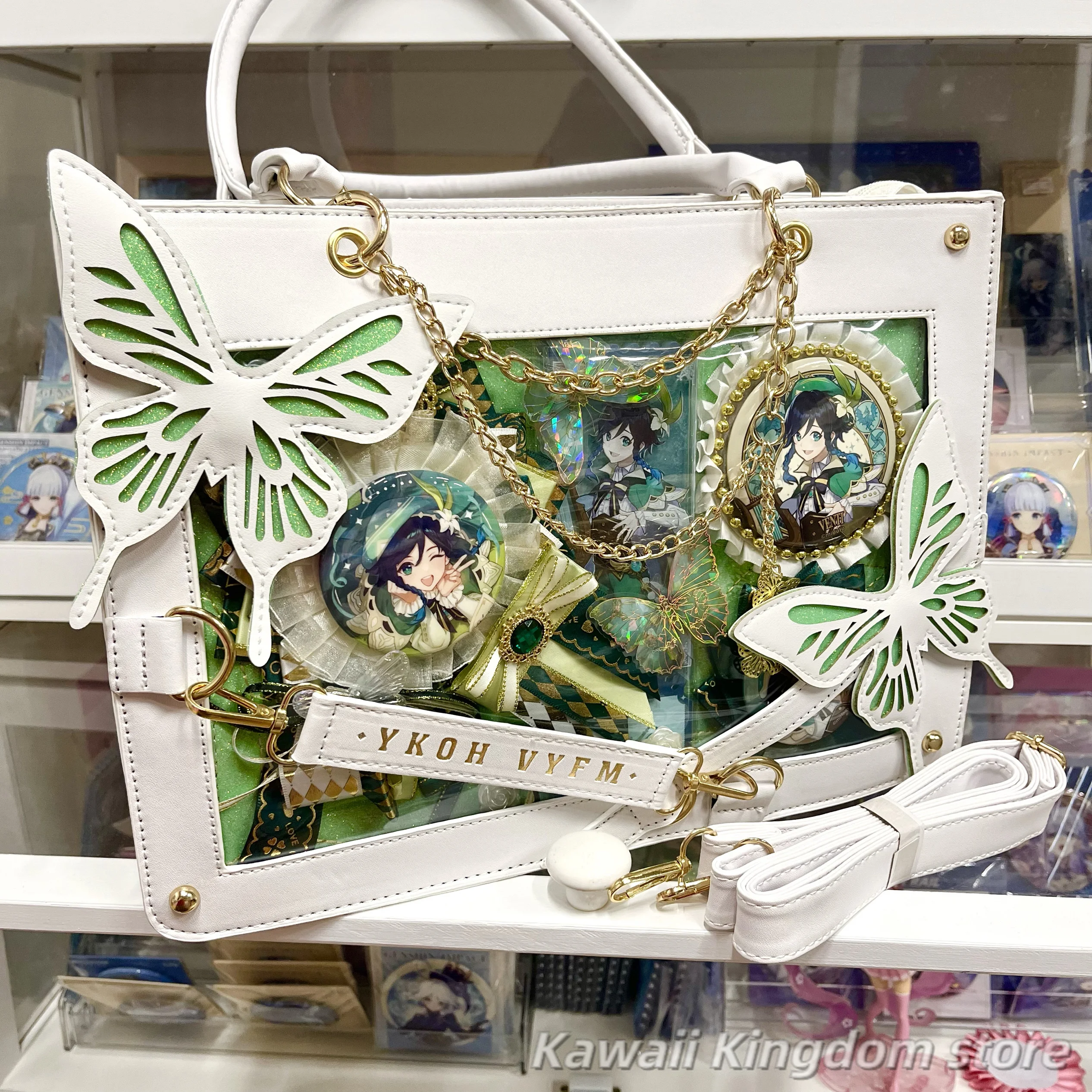 

Genshin Impact Venti Series Cartoon Itabag Messenger Bag Fashion Handbag Cosplay Shoulder Bag Student Gift