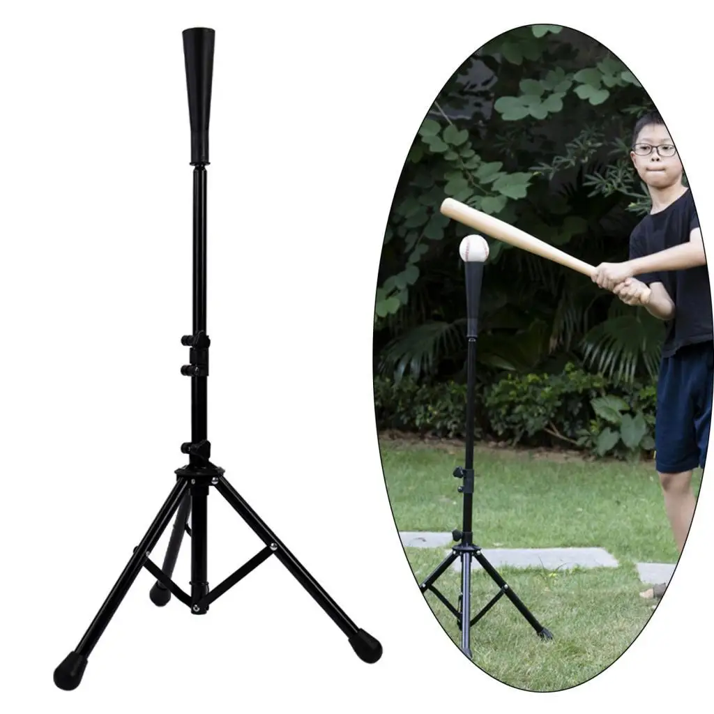 Adjust Softball Tee Baseball Softball Ball Adjustable Practice Training Fold