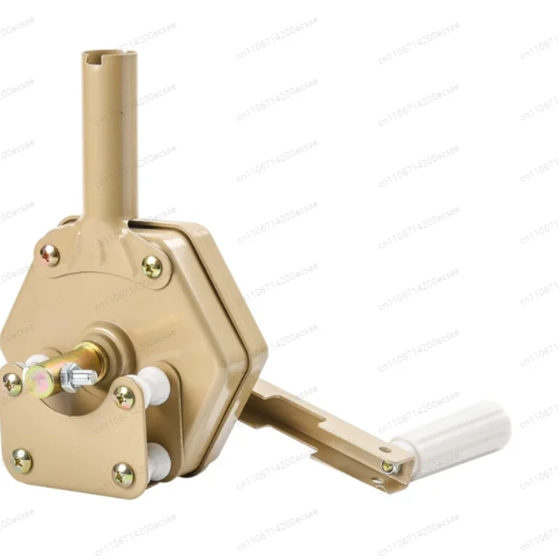 Greenhouse vegetable greenhouse accessories ventilation lifting device side wall film self-locking greenhouse hand winch