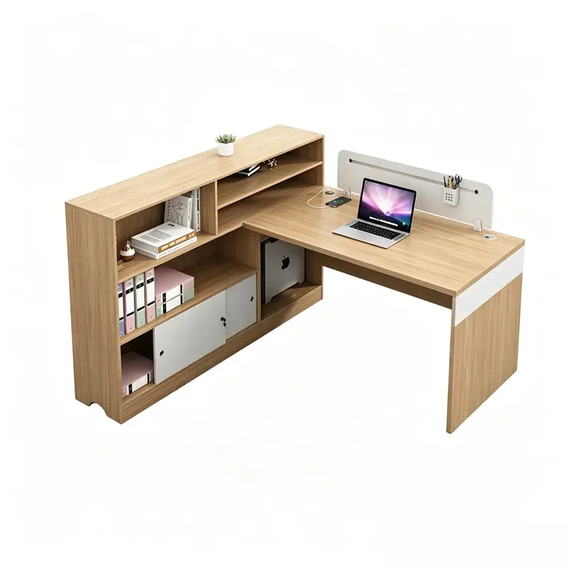 Staff Office Desk and Chair Combination Financial Workstation Double Face to Face Simple Modern