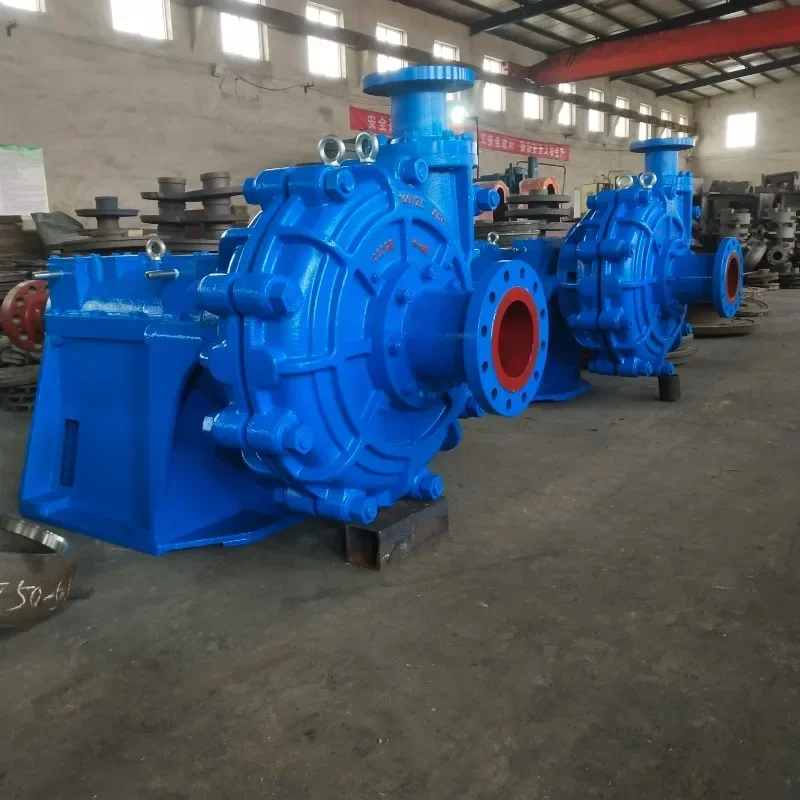 Bomba de lodo de mineração de areia horizontal de cascalho de lodo da indústria da bomba de mineração de mina da China