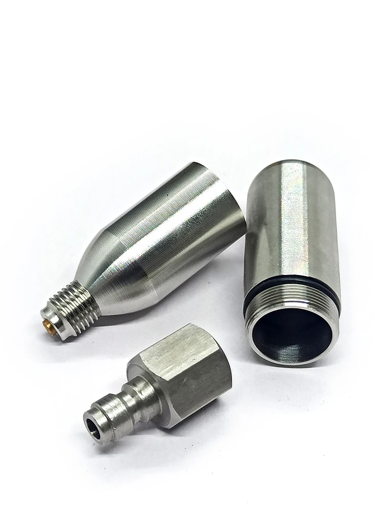 Wiederaufladbare Kapsel 8g 12g 16g Inflator Glühbirne Pumpe Reifen Gas Tank Luft Empfänger Aufblasbare Adapter Reiten notfall Zubehör – Detail 7