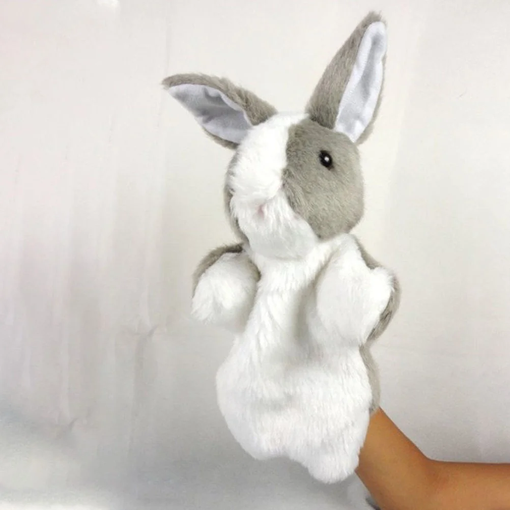 Plush Toy Stuffed Puppet Rabbit Hand Puppets Animal Gloves Baby Toys Cartoon Story Dolls