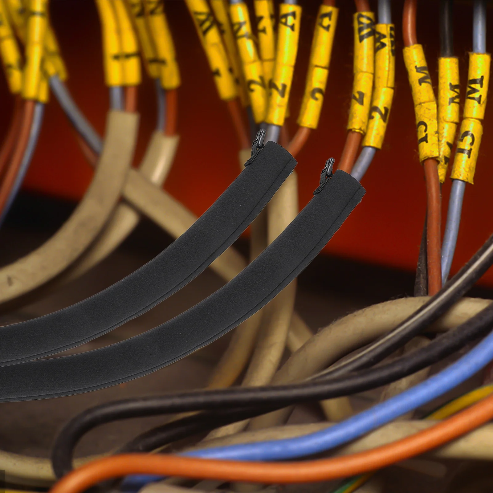 

4pcs Neoprene Cable Protector Sleeve Cord Organizer Wire Management For Home Office Charging Cables Usb Power Cord Storage