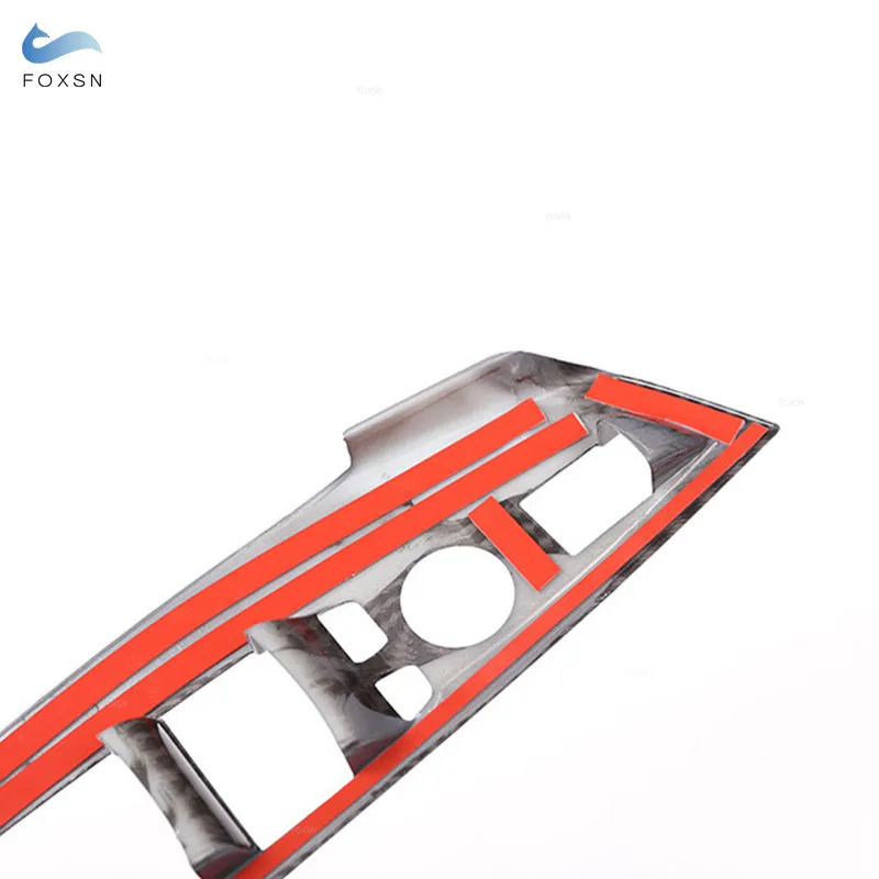 Car Interior Door Window Switch Control Panel Pull Protective Cover For BMW X3 X4 G01 G02 2018-2021 4pcs ABS Carbon Texture Trim