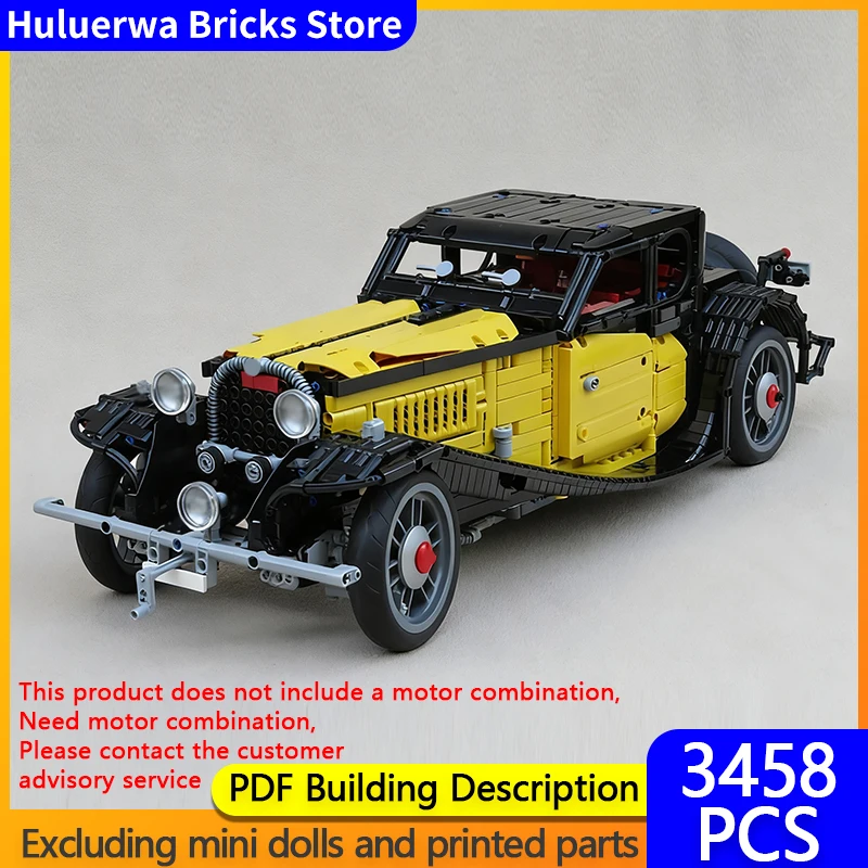 

Speed Racing Car Model MOC Building Bricks 50T Old Version Hypercar Modular Technology Gifts Holiday Assemble Children Toys Suit
