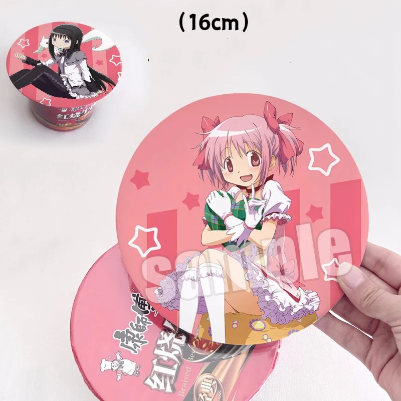 Anime Puella Magi Madoka Magica Bedge Collect Bags Badge 16cm Button Brooch Pin Souvenir Stand Figuras Cosplay Gift 7077