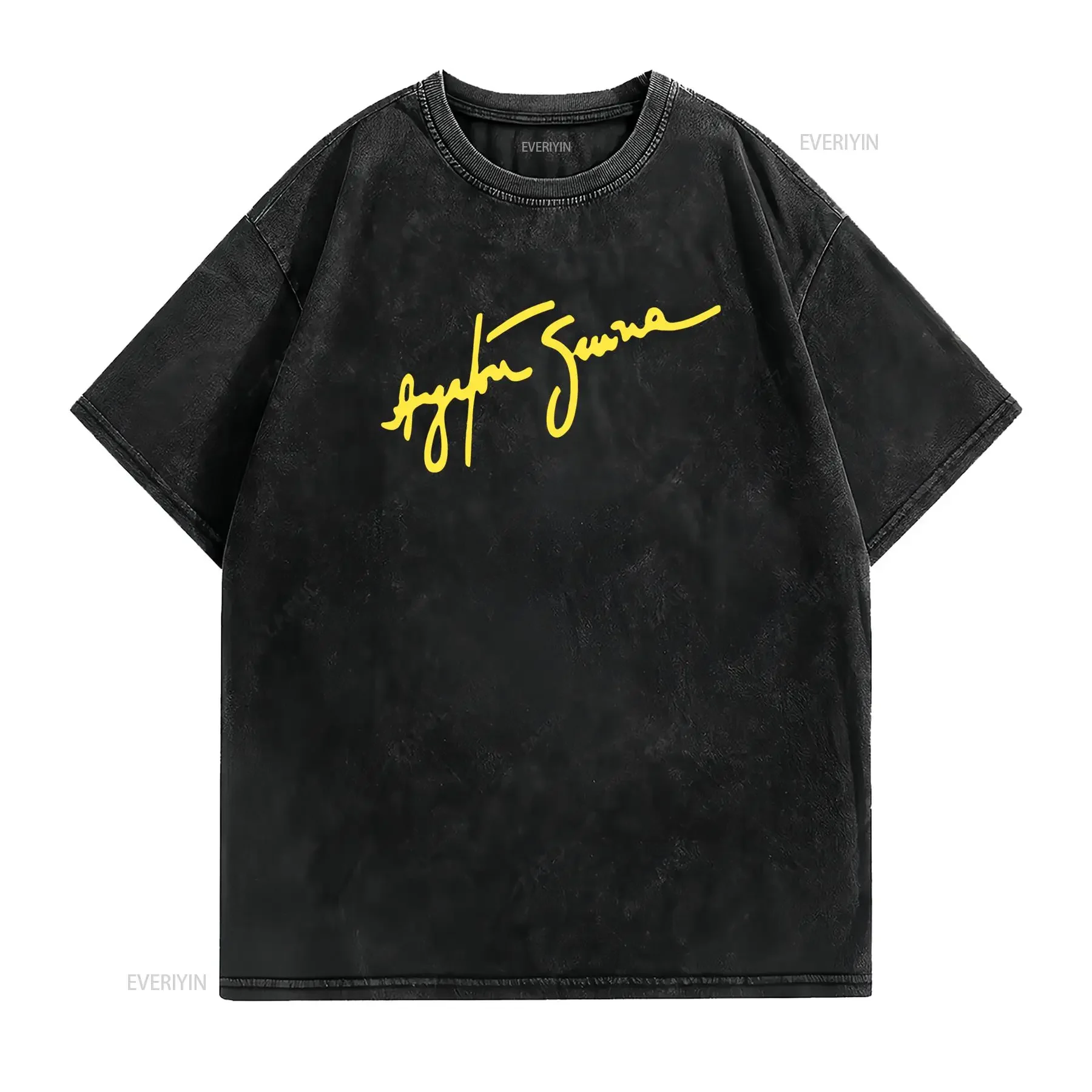 T shirt Signature Ayrton Senna 2026 The Drivers Club Col Rond Décontracté Tissu Légèrement Extensible Coupe Standard Motif