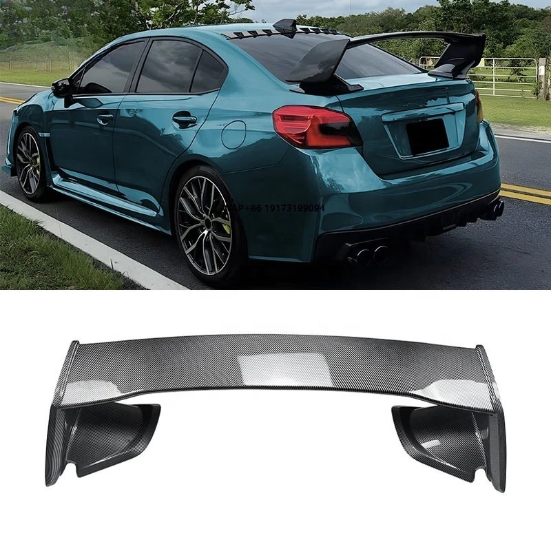 

Carbon Fiber Rear Spoiler for Impreza WRX 10 Sti Gvb Gvf Real Carbon Fiber Rear Wing Car Bumper Auto Parts Car Bumpers
