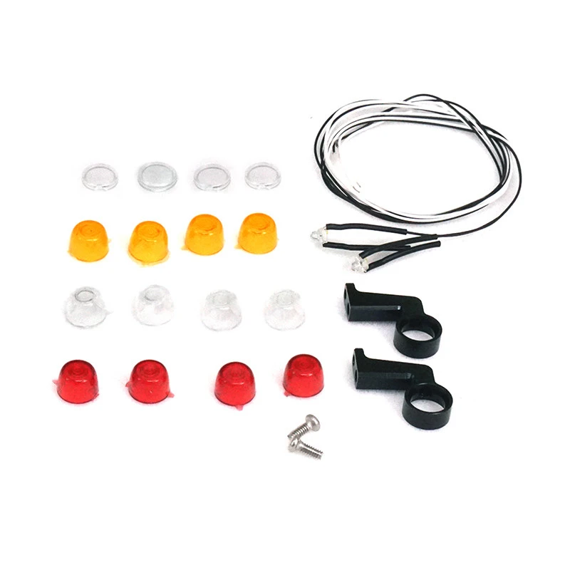 LESU 1/14 truck refit model width light outline warning light front position light rear position light upgrade accessories