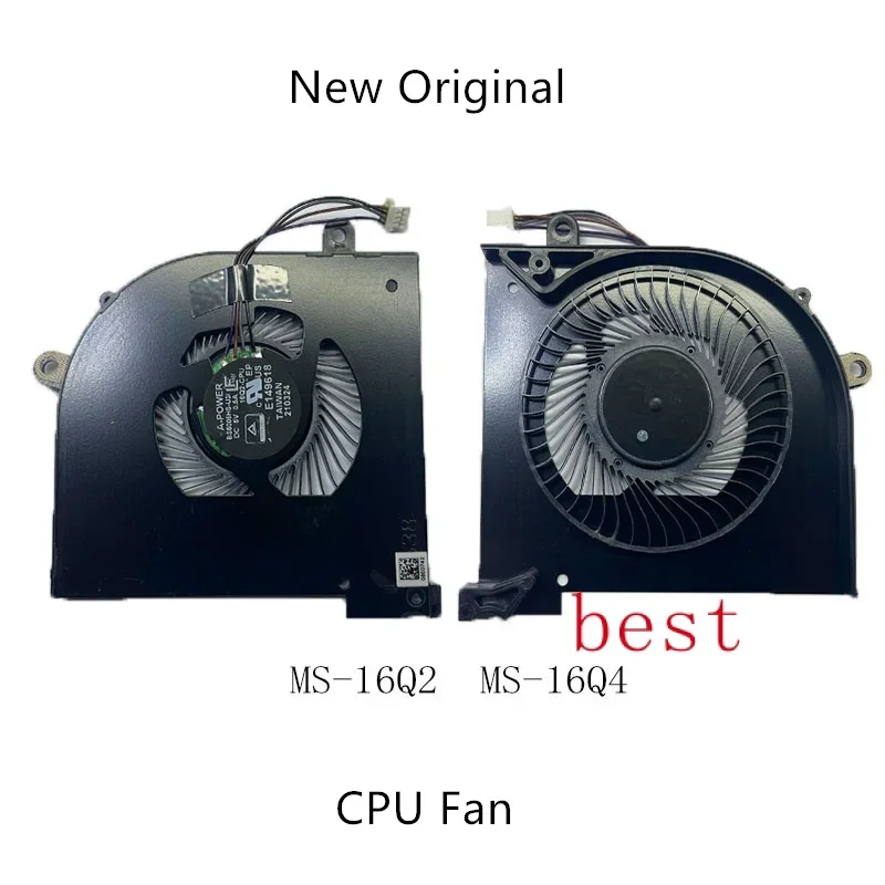 New Original Laptop CPU GPU Cooling Fan For MSI GS65VR P65 GS65 16-Q2 16-Q4 Fan MS-16Q1 MS-16Q2 MS-16Q3 MS-16Q4 MS-16Q5 8RF 8RE