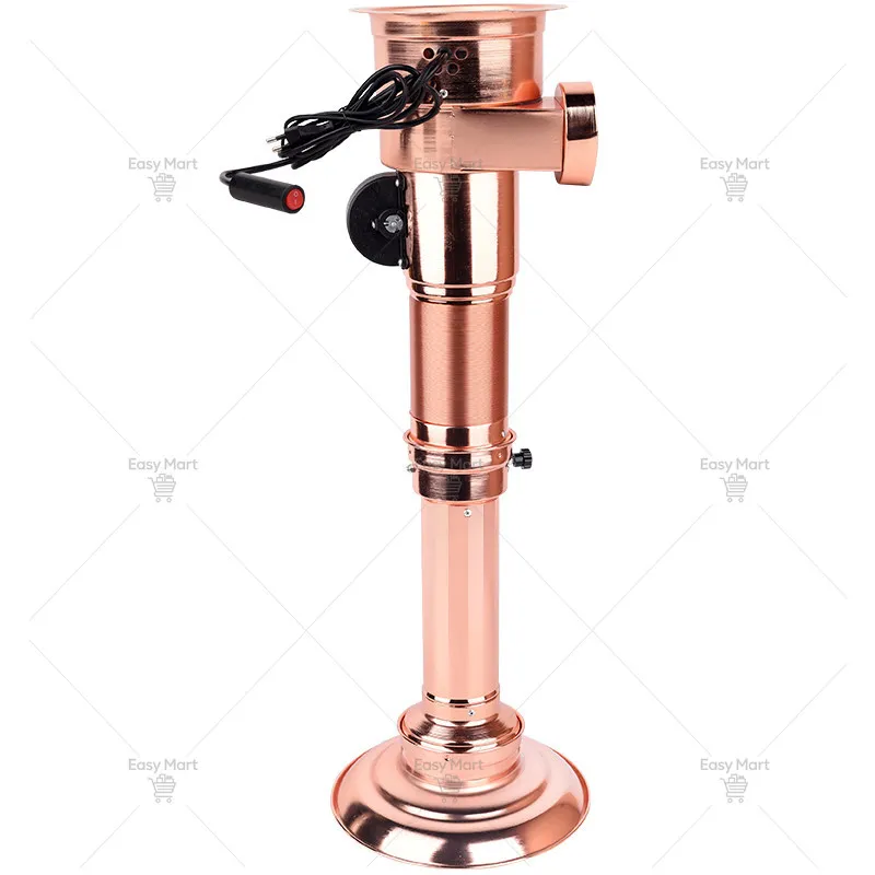 Korean Style BBQ Exhaust Pipe Thickening Stretching Upper Smoke Tube Barbecue Shop Exhaust Hood Barbecue Fan Chimney