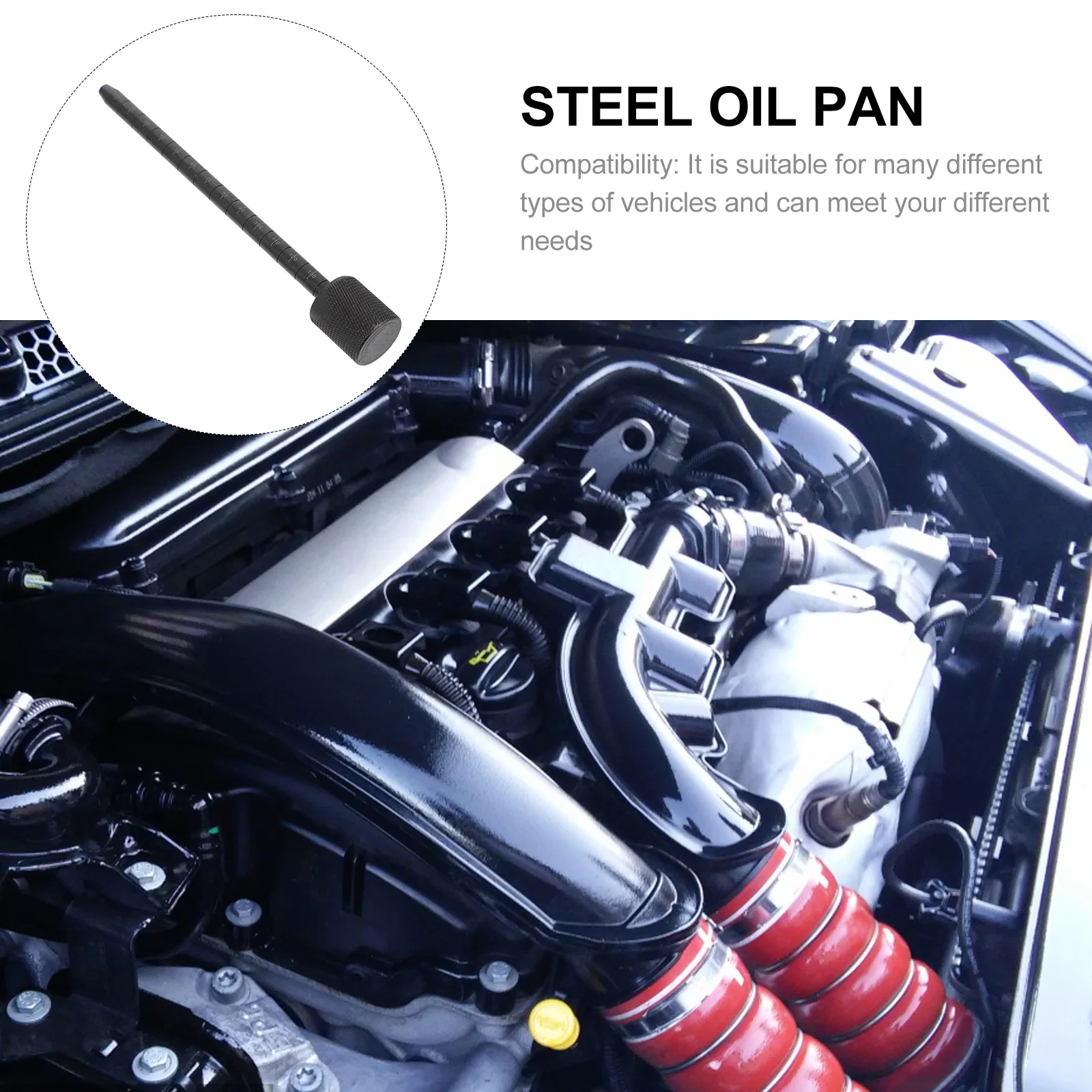 

1Pcs Transmission Oil 0-130mm Precision Measuring Scale Corrosion Resistant Durable Steel Professional Vehicle