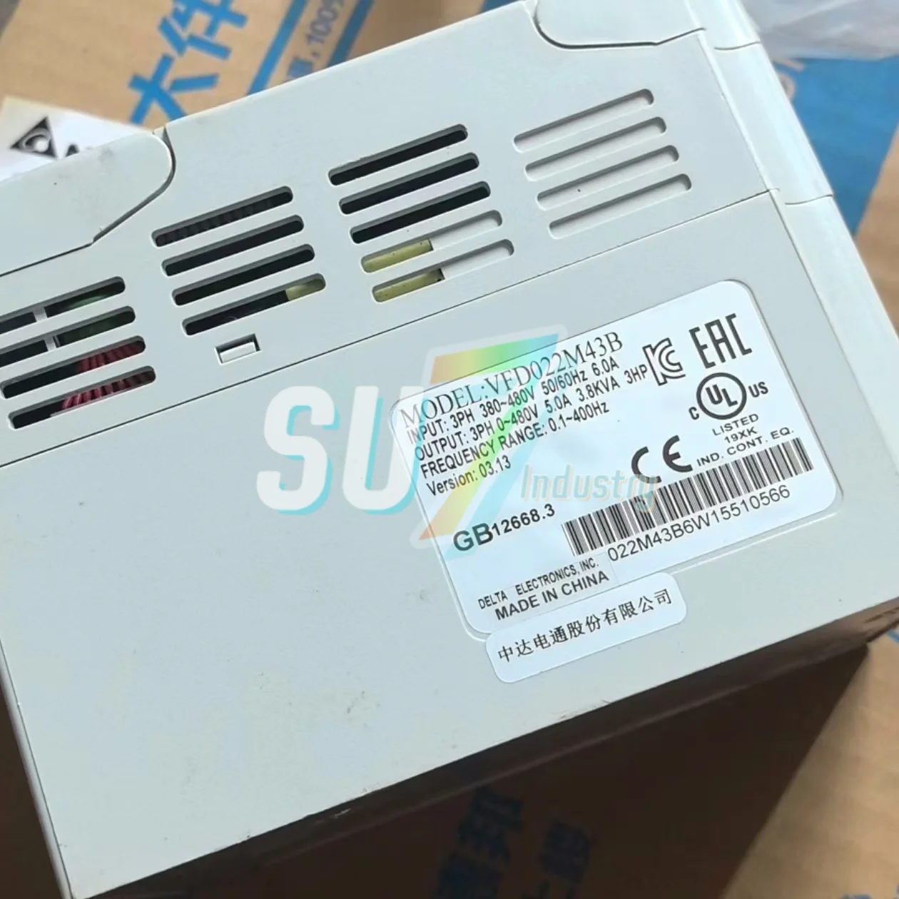 

Frequency Inverter new in stock VFD022M43B