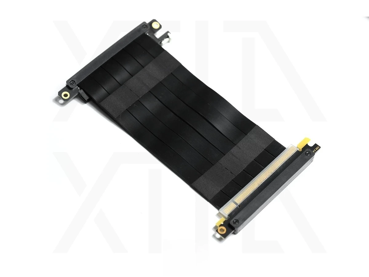 XTIA PCIe 3.0 4.0 5.0 X16 GPU Riser Cable Flexible Graphics Card Extension Cord For Mini ITX PC Chassis